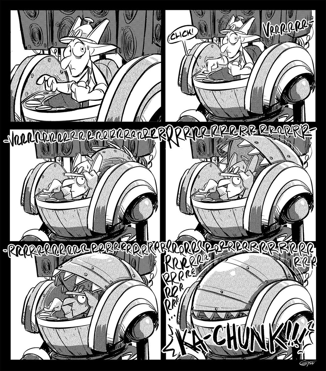 @SirActionSlacks LOL <3 You're right I'm overdue for some #Dota2 art! I don't normally do comics but when I do...it's of Timbersaw #CUTCORPS