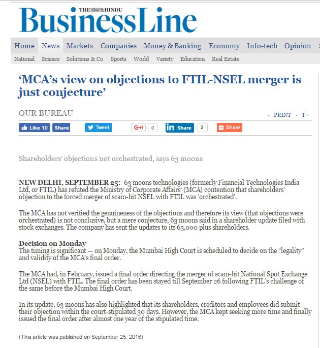 United_AFA's tweet photo. We submitted objections frm  shareholdrs,creditors &amp; employees within d court stipulated 30days.1/2 #FTIL  @PMOIndia @arunjaitley https://t.co/Q5B0Kt8uxB