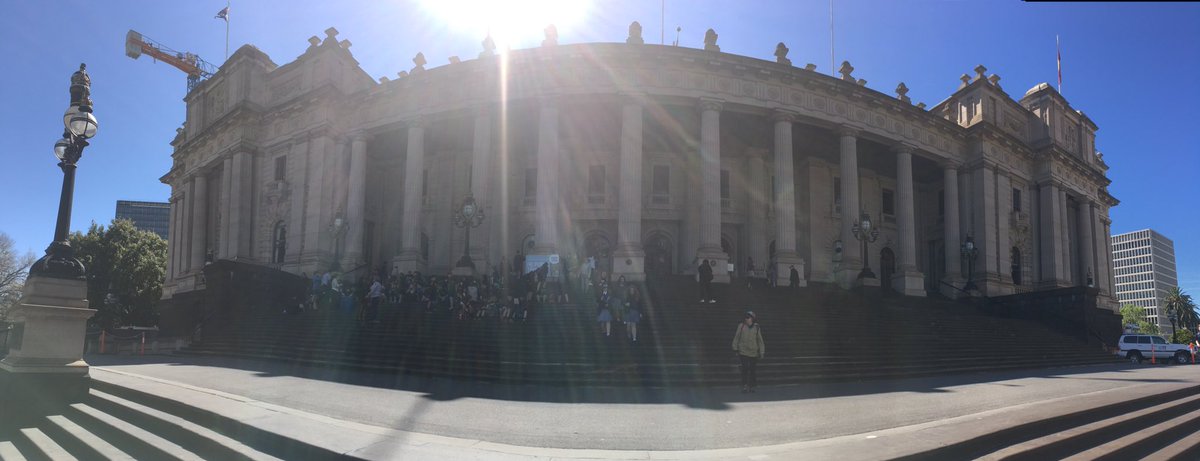 kaleider's tweet photo. Did a site visit today to Parliament - totally incredible to be doing #TheMoney there next week. So excited. @melbfestival #melbfest https://t.co/kBraVopnWJ
