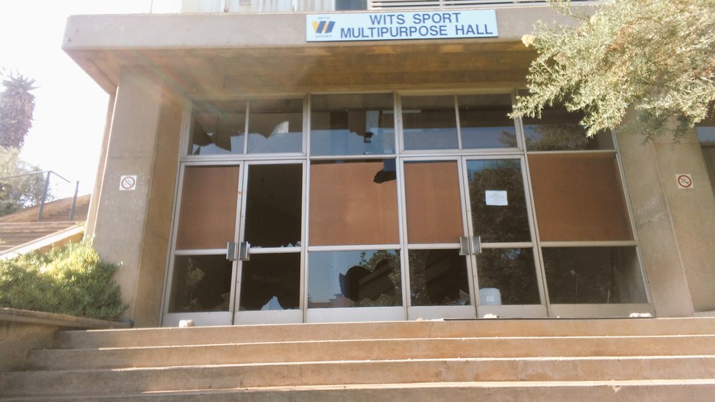 Nkops_'s tweet photo. The Aftermath: Old Mutual Sports Hall #Wits #FeesMustFall https://t.co/mTwVnRIWFI