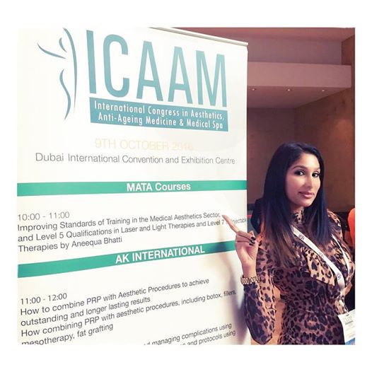 MATACourses's tweet photo. #FBF to last Sunday's #ICAAM Exhibition 2016 in #Dubai where #MATA gave a talk on improving standards of training in #medicalaesthetics! https://t.co/rcVWRdU1lE