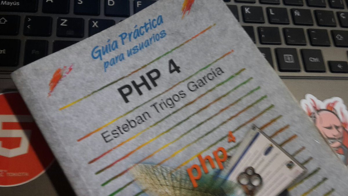 RealExUlaboxEng's tweet image. Nos acaba de llegar en primicia un libro del esperado #PHP4: con objetos y GLOBALS. Por fin haremos #spaghettiCode!