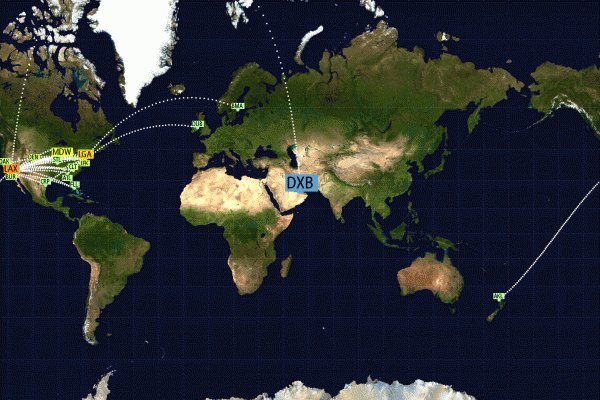 New destination on my #JetLovers flight map: DXB (Dubai, United Arab Emirates) https://t.co/EBTBsamatg