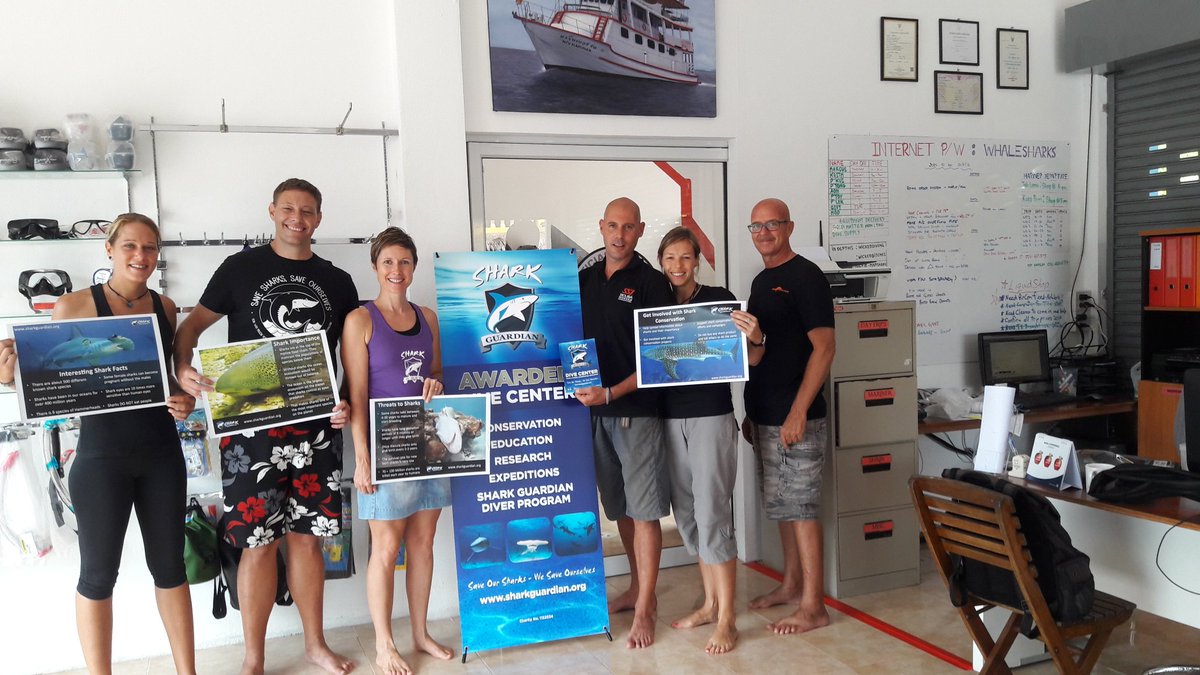 Shark_Guardian's tweet photo. Educational materials ready for the season starting in #Khaolak #Thailand. All the best to our #sharkguardian dive centres. @wickeddiving https://t.co/ZvFUnPPsjn