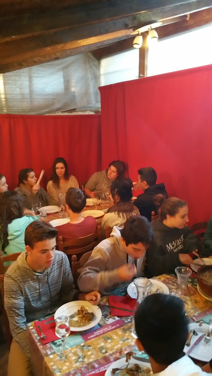 AhsFrance2016's tweet photo. Some older tweets that did not upload... Who knew we were having duck! https://t.co/jcnbHBb28u