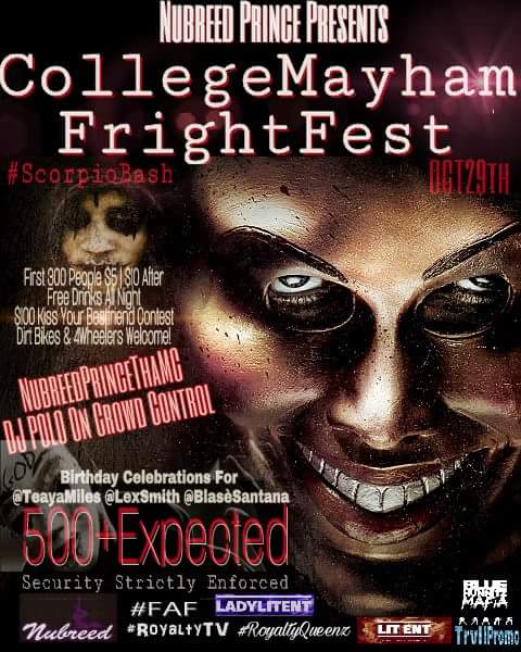 RoyaltyQueenz's tweet photo. @NaiiiNaiii #CollegeMayhamFrightFest #Tjc17 #Tjc18 #MansionParty Oct 29th $5 ALL NIGHT +500 Expected 🔥🚗💨 19690 Hwy 31 E Tyler Tx https://t.co/UaGqRNXWDG