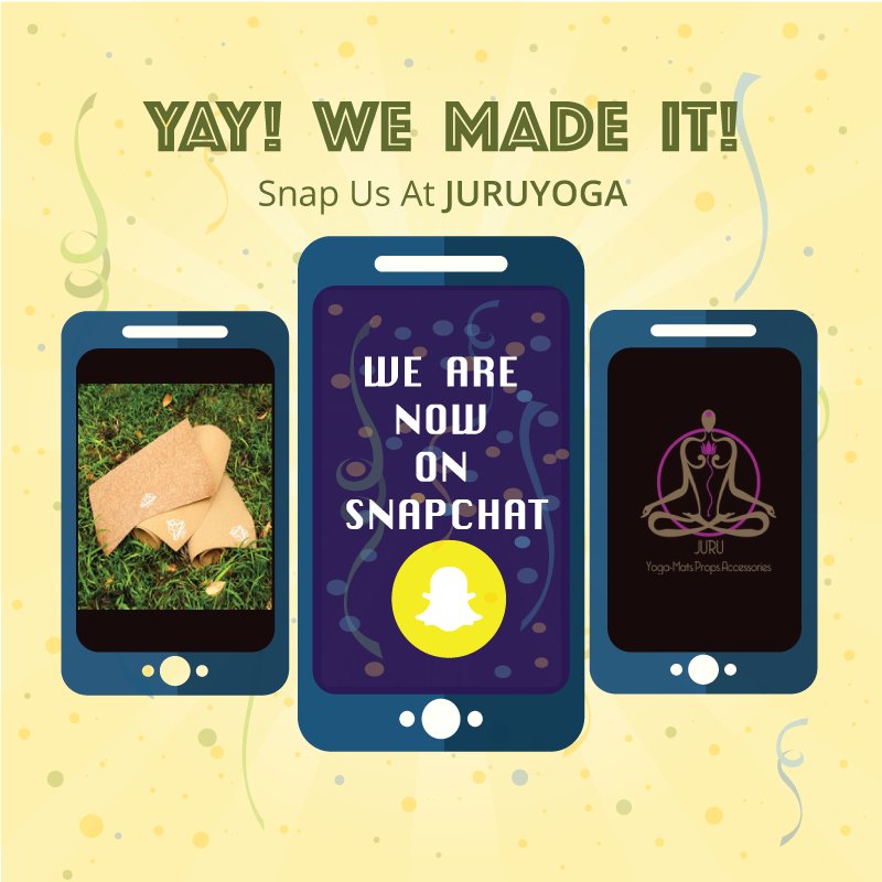 D2DYoga_Life's tweet photo. We are now on Snapchat!!
Follow us to know more about our products and new arrivals.
User name: JURU Yoga
#JURUYoga #nowonsnapchat https://t.co/t3HpsE79HA