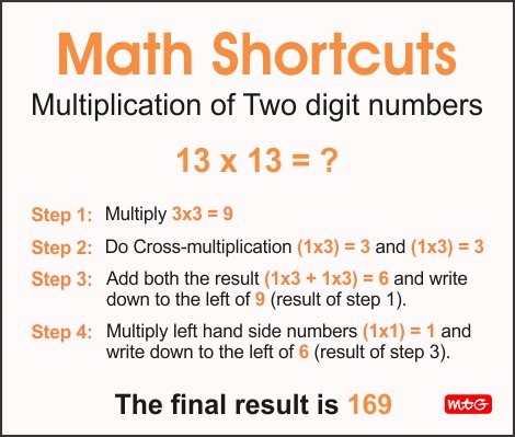 MTGBooks's tweet image. Speed up your calculation by using Math tricks. #MathShortcut #mathematics #mathed