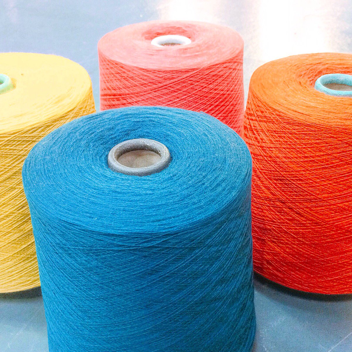 Albionknit's tweet photo. Hi knitters! 🌤Let's get some work done and enjoy the Friday night😎!We hope your weekend as joyful as our colourful 🍭yarn https://t.co/Arc85OaqJi