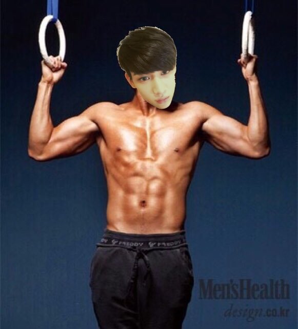JUN2DAKAYoung's tweet photo. @taeccool  BODY X FACE @BamBam1A https://t.co/1SEKBDbxI1