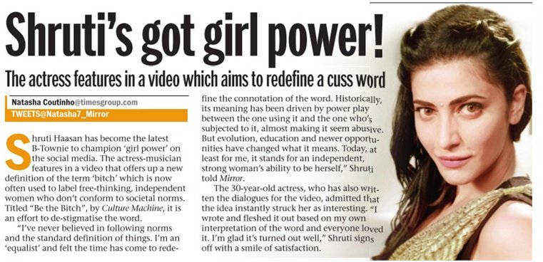 aishwaryavalli3's tweet photo. @shrutihaasan Definetly U Showed The #GirlPower !! Go On Raising U R Such A Strong Girl !! So Proud Of U !! https://t.co/8ikrtdQAj3
