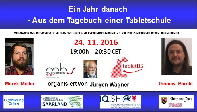 wagjuer's tweet photo. #Webinar: Ein Jahr danach - Aus dem Tagebuch einer #Tabletschule https://t.co/K6YJ9g3g4e @monsieurmueller @t_bantle @tabletbs @molol17 plRT https://t.co/h0Ry3Ei6hr
