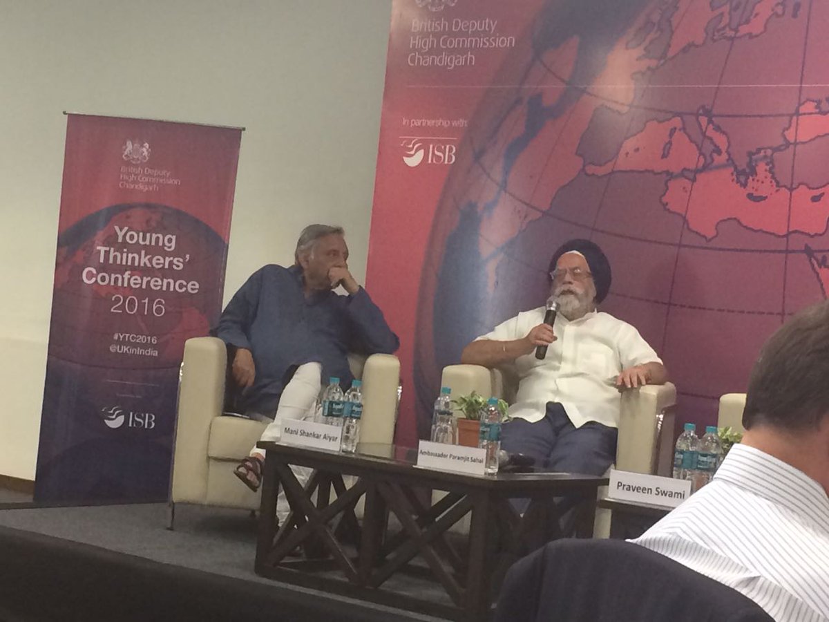 Diplomats should be the facilitators when it comes to relations between countries: Ambassador Paramjit Sahai #YTC2016 #Mohali