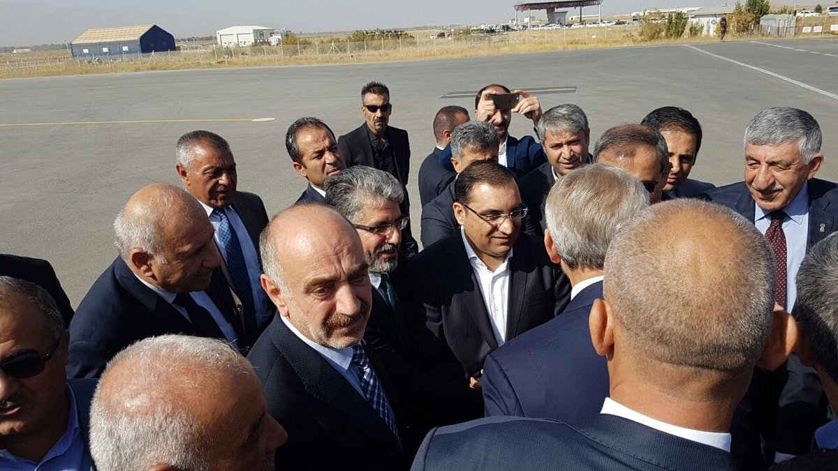 Eski Ekonomi Bakanımız Sayın Mehmet Zafer ÇAĞLAYAN beyi hava alanında karşıladık.