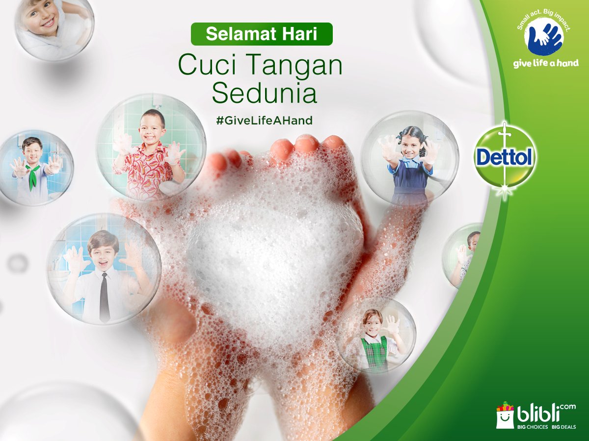 Selamat Hari Cuci Tangan Sedunia! Retweet untuk menyebarkan tentang  pentingnya cuci tangan #GiveLifeAHand