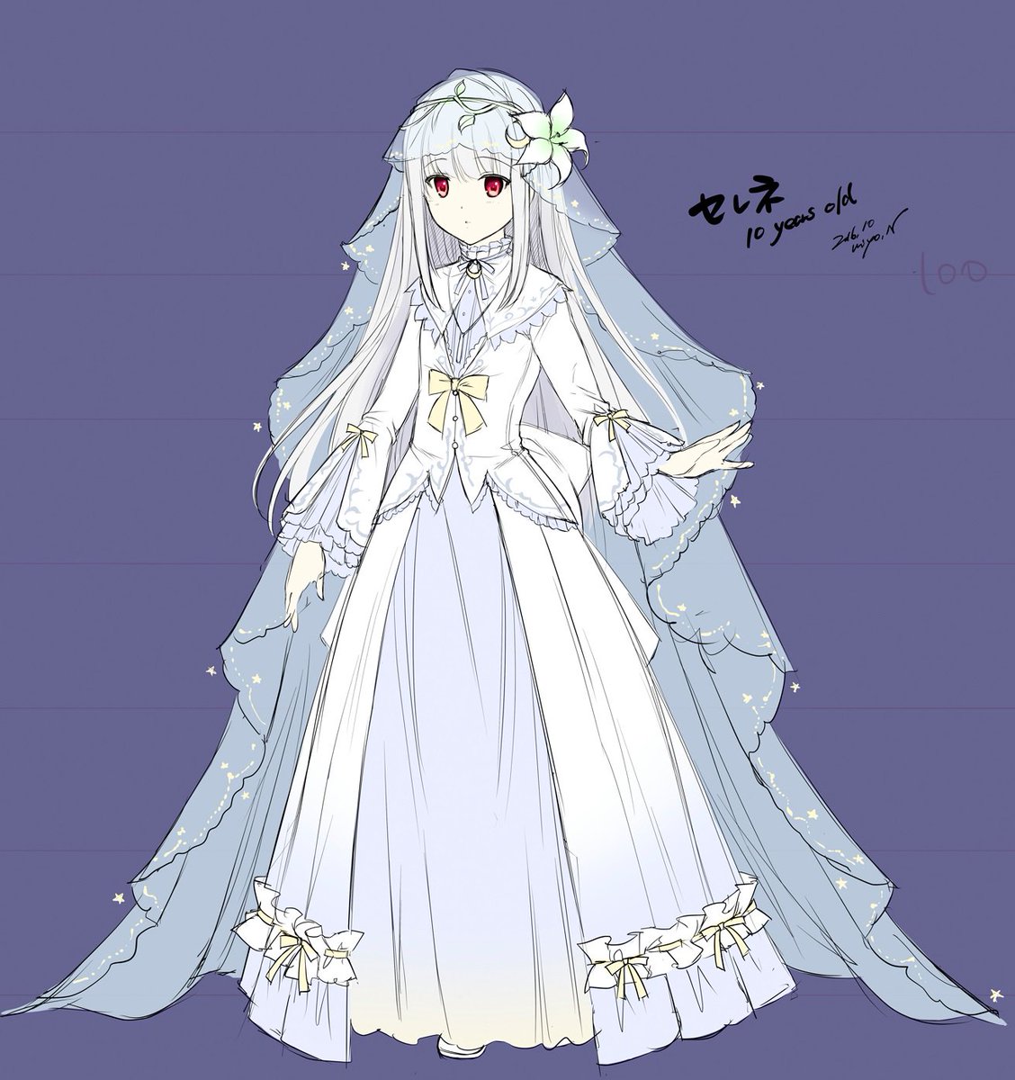青野海鳥 月光姫 على تويتر 突然ですが 許可が下りましたので 第二部のセレネ アローラのすがた を公開させていただきます