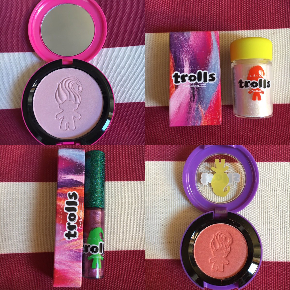 SnoopAround1's tweet photo. New blog post! https://t.co/686GePiDTt @MACcosmetics #macgoodlucktrolls #review #swatches #macobsession #bbloggers #ibbloggers #makeuplover https://t.co/HOMHKExT7W