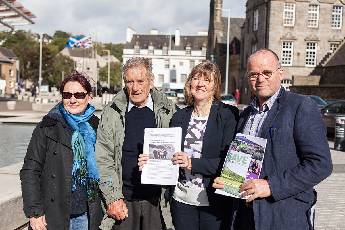 ProtectDamhead's tweet photo. Damhead at @ScotParl stand for our land, community & stronger, fairer planning democracy #SaveJimsFarm with @AlisonJohnstone @andywightman https://t.co/piqaR5c94n