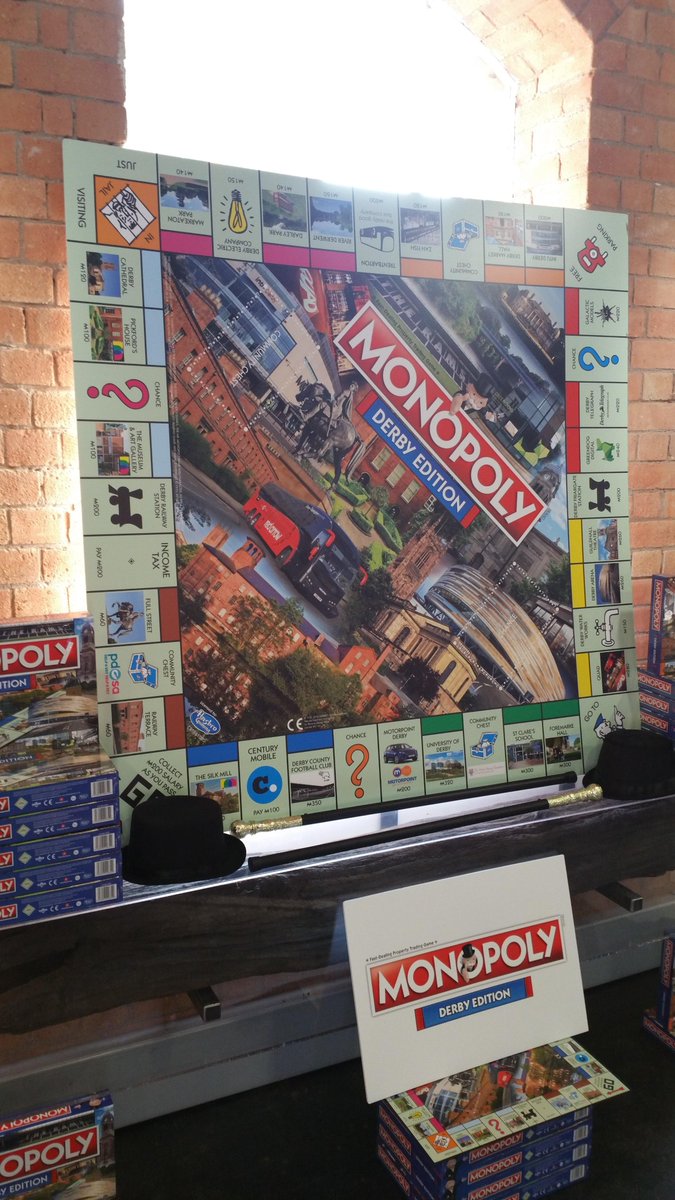 PKFSmithCooper's tweet photo. Our group company @centurymob &amp; clients @derbyquad &amp; @dcfcofficial are on the #Derby @MonopolyUK board  #Proud https://t.co/04lbFrv2ny