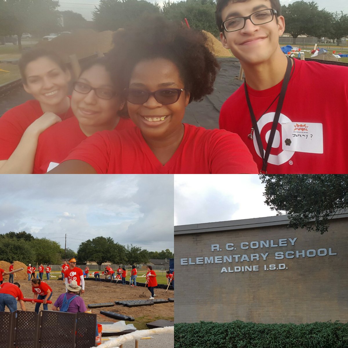 kymccord1's tweet photo. Painting Conley  #redandkhaki with @kaboom  #targetvolunteers #playmatters https://t.co/SjEaBNvEj1