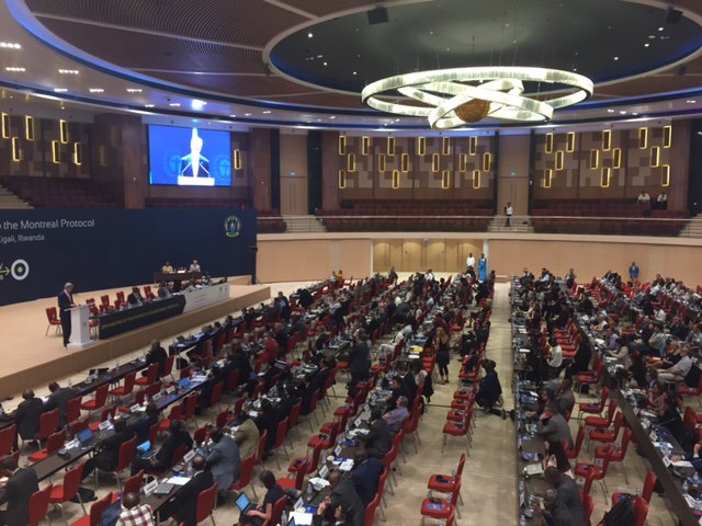 Secretary <a href="/JohnKerry/">John Kerry</a> “let’s meet our obligation to protect the future” #climatechange #MontrealProtocol #HFCphasedown
