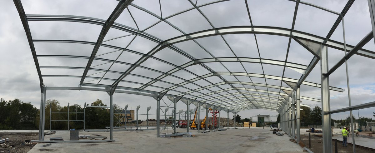 Our new factory is taking shape - exciting times!