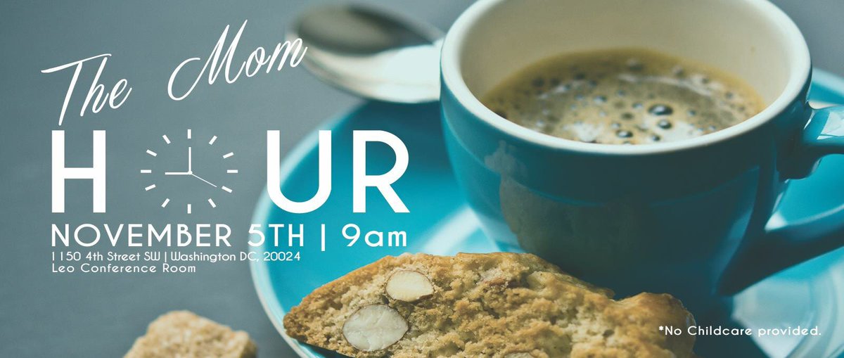 MercyHillDC's tweet photo. Lots coming up for Mercy Hill Church DC! November 5 - The Mom Hour! Kid free hour for Mom’s. Free breakfast. RSVP to Amber@mercyhilldc.com https://t.co/mcOZ84FudK