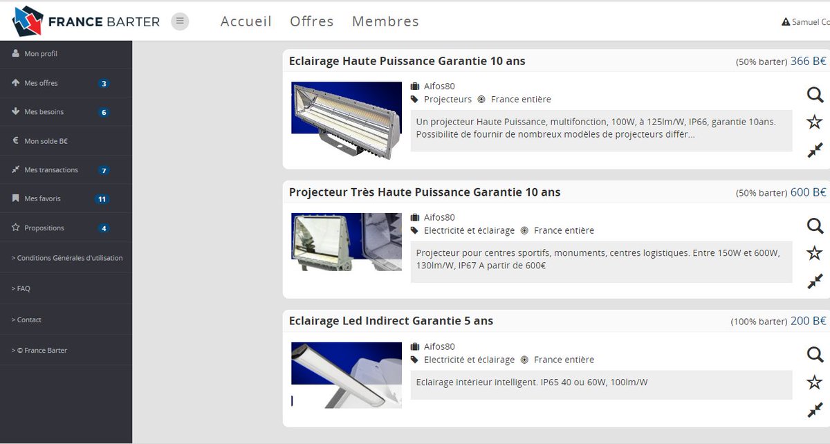 Korpnetwork's tweet image. [Offre Barter] Coup de projecteur sur des offres matériels d'éclairage avant le WE #eclairage #batiment @ledexfr