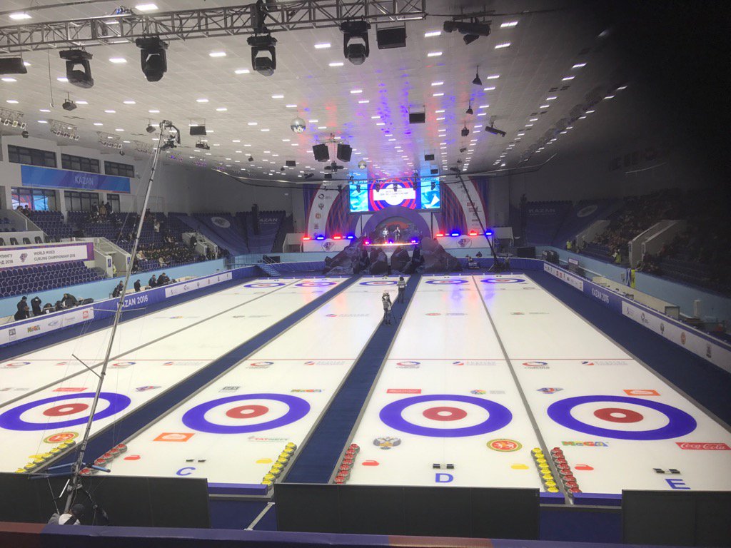 mcsharky1's tweet photo. Opening ceremony underway in Kazan #curling #kazan #wcf #wmcc2016 https://t.co/ZEPGiUd5OG