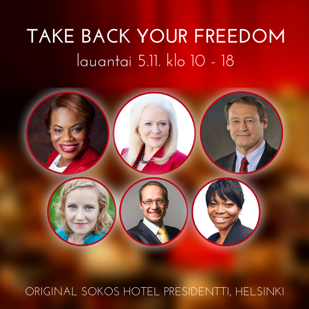 suvibowellan's tweet photo. Ota henkinen ja taloudellinen vapaus haltuun Take Back Your Freedom –seminaarissa 5.11. https://t.co/dQ3OomS85l #helsinki #seminaari https://t.co/RUsQcIAKDl