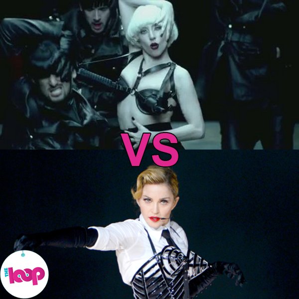 TheLoopAu's tweet image. #LoopOff: Style icons go head to head @Madonna - 'Papa Don't Preach' vs @ladygaga - 'Perfect Illusion' Vote #LoopOffMadonna or #LoopOffGaga