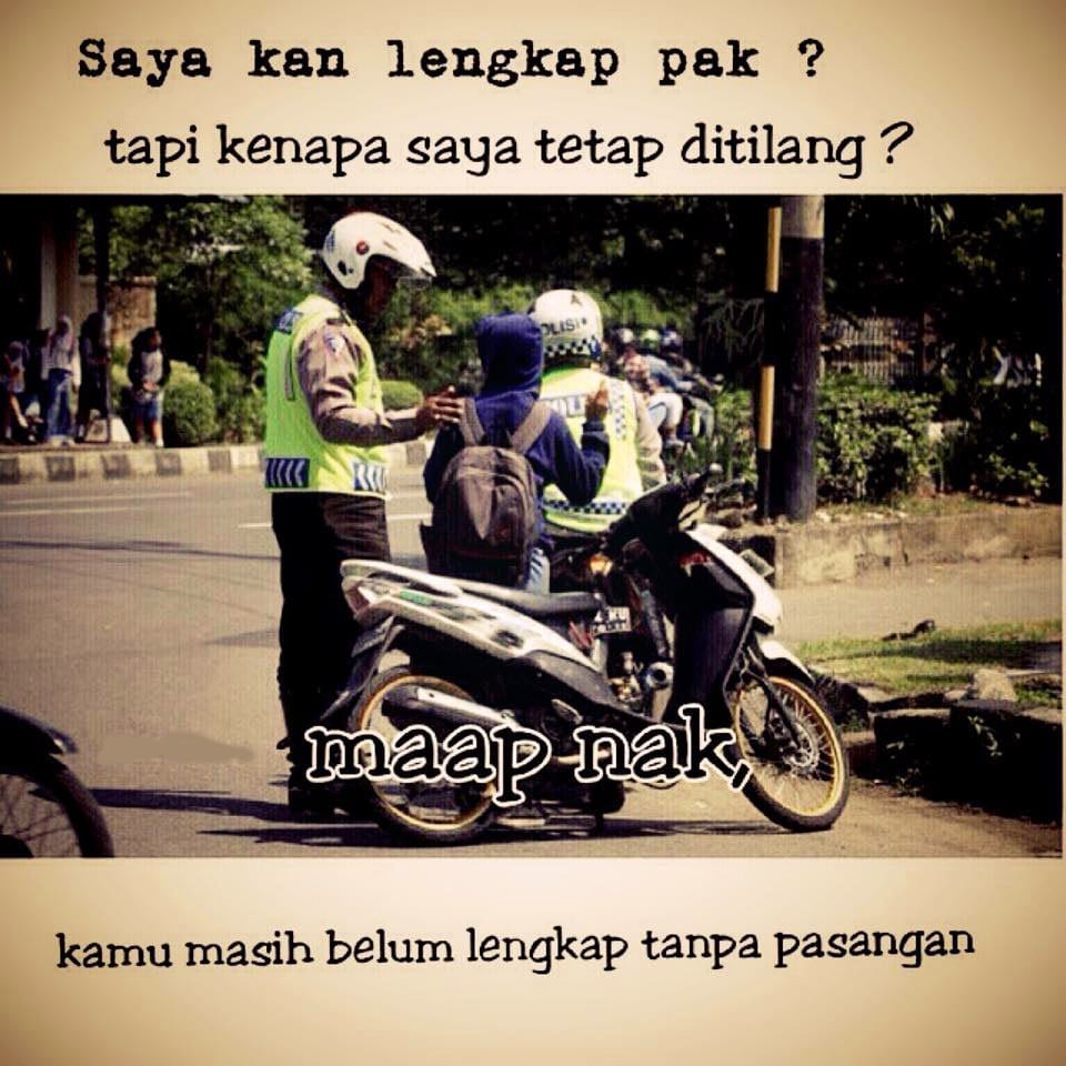 Gambar Meme Lucu Razia Polisi Keren Dan Terbaru DP BBM Lucu Kocak