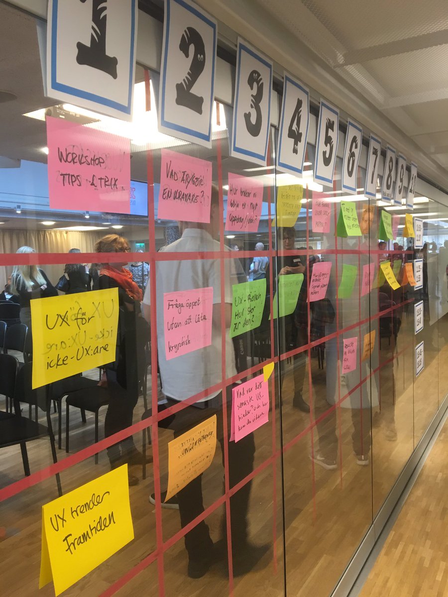 spree_sweden's tweet photo. Förmiddagens Open space ämnen. #mycketIntressant #stateOfUx #UxIOrganisationen #AltGränssnittUx #uxopen https://t.co/0ljMf9rPj7