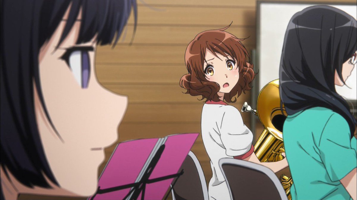 anime_eupho Sound! Euphonium 2 La cara de ojos de pescado muerto de Reina  pobrecita, image size:1200x675