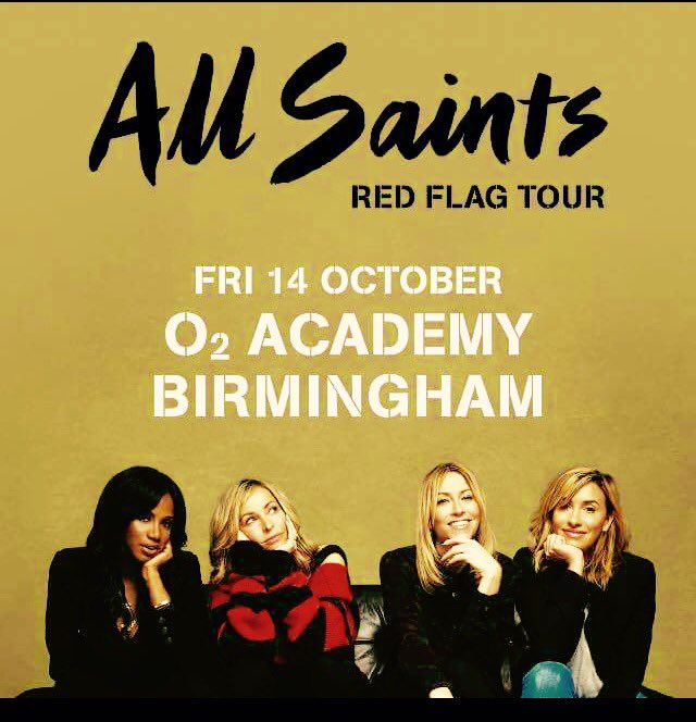 NeillNene's tweet image. On way to Birmingham because tonight I'm finally going to see @ShazAllSaints @melblatt @Nicole_Appleton @NatAllSaints 🚩#RedFlagTour