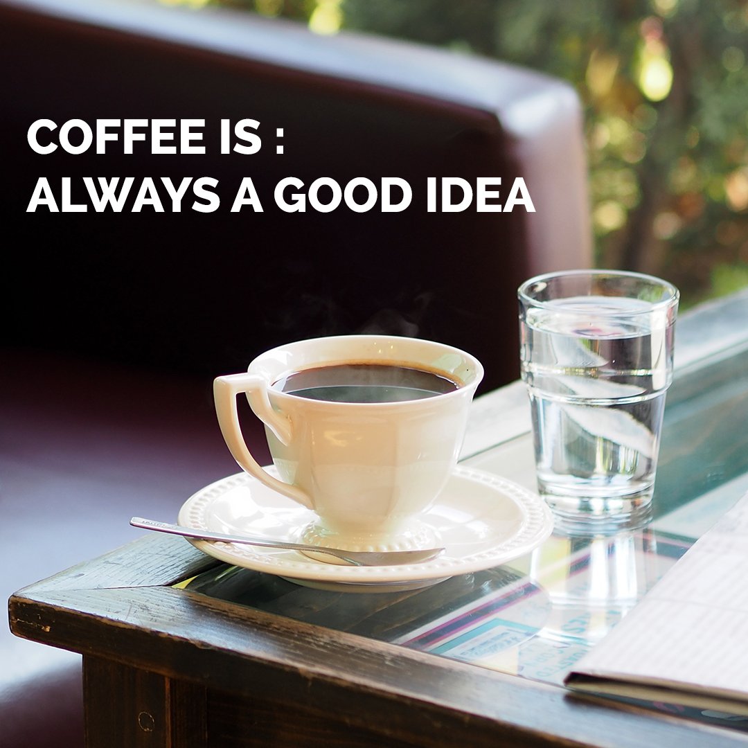 stirr_in's tweet photo. #Coffee is: always a #goodidea #fridayfunday #weekend https://t.co/MHsSR66B56