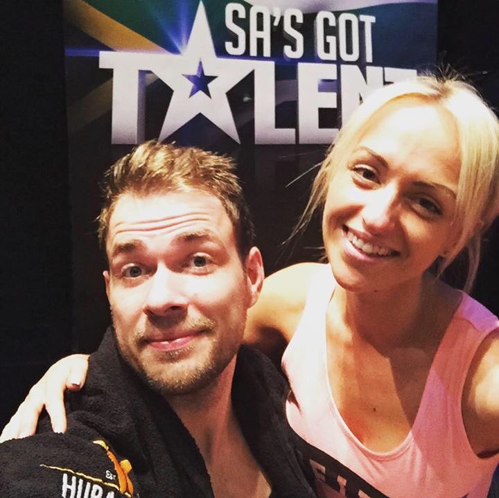 oleksiimichele's tweet photo. Day 1 of rehearsals done 😃 #SAGT #oleksiimichele #strengthact #goldenbuzzer #rehearsal https://t.co/21UrpWY5o8