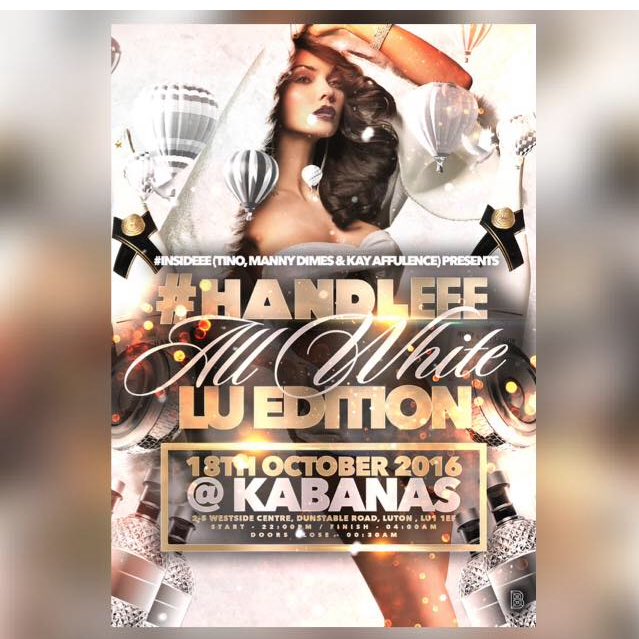 I_Delete4_Fun's tweet photo. Luton get ready to #HANDLEEE, the all white party #HAWLU ⚪️⚪️⚪️
Get your tickets now and get ready for the turn up 💃🏿💃🏿💃🏿 https://t.co/igWfk11vw8