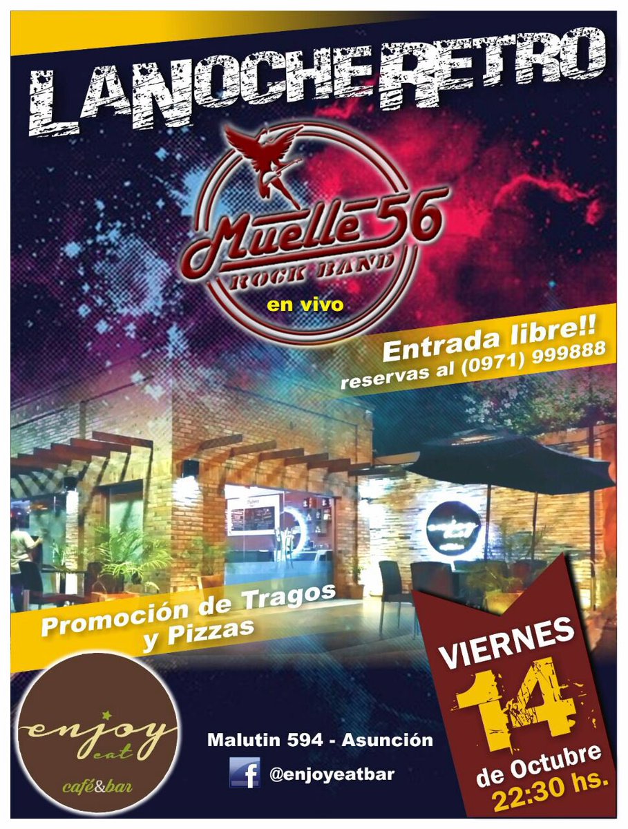 renaroma06's tweet image. facebook.com/muelle56py/pos… facebook.com/enjoyeatbar/ph… @asuncion2night @Asuncionsuena @RPLMQH @RockPyCom @RockPyFrases @karen_ovando @Fedearias77