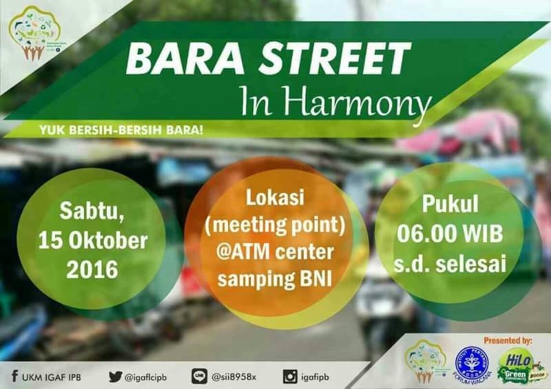 Selamat sore sobat hijau.. Jangan lupa besok ikut Kegiatan bersih BARA yaa :)