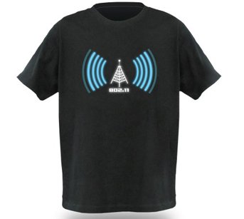 Did you guys know that there is a Wi-Fi detector T-shirt? #travel #inventions
