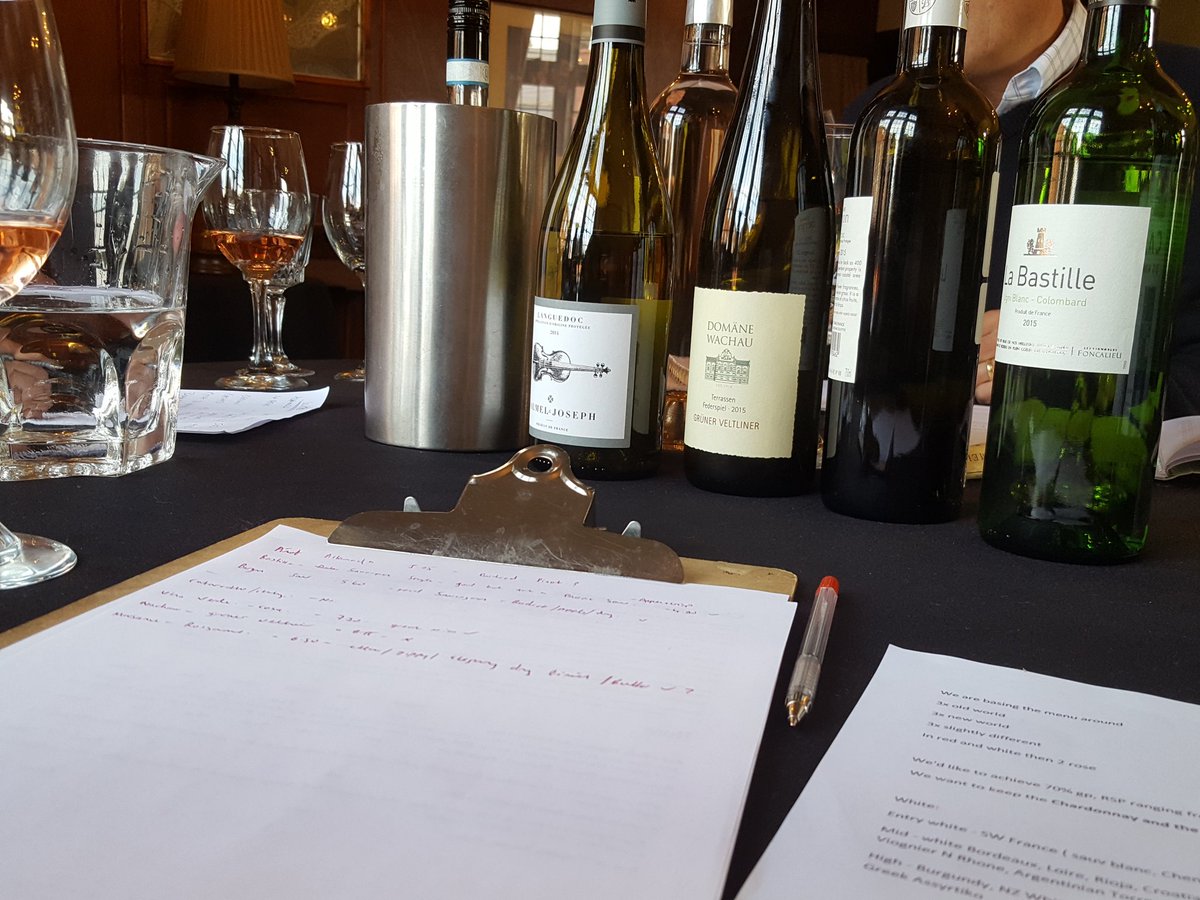 Early morning wine tasting.. new menu coming next week folks!!
