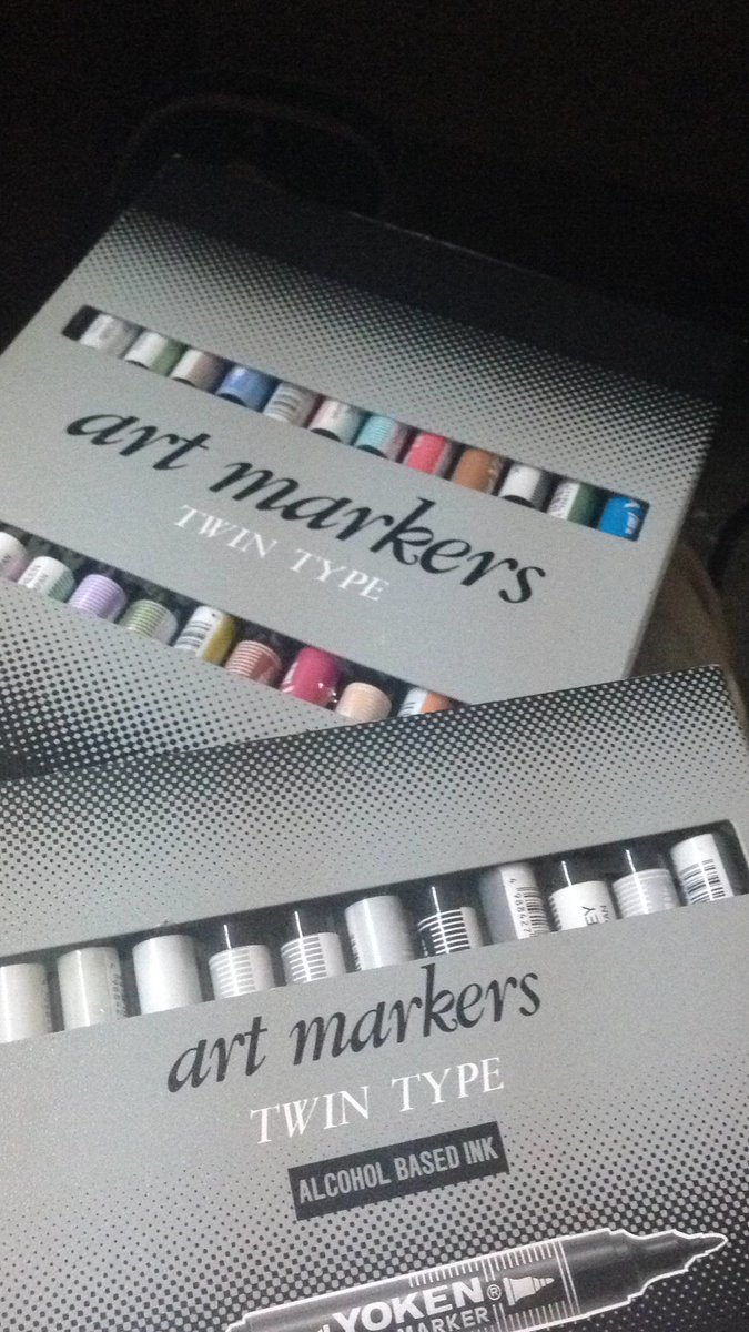 _wanmatthew's tweet image. Want to sell art marker yoken (colour and greyscale) @Si_state @DeGraph_SI