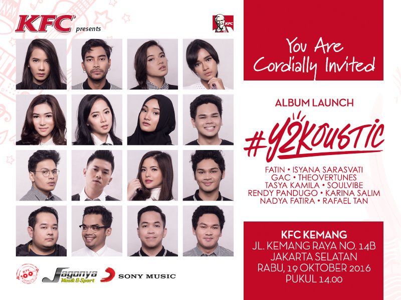 Datang yah tanggal 19 okt di <a href="/KFCINDONESIA/">KFC Indonesia (Jagonya Ayam!)🔥</a> kemang 😊

Akan ada pemutaran perdana video aku juga 

#y2koustic <a href="/Jagonya_Musik/">Jagonya Musik</a>