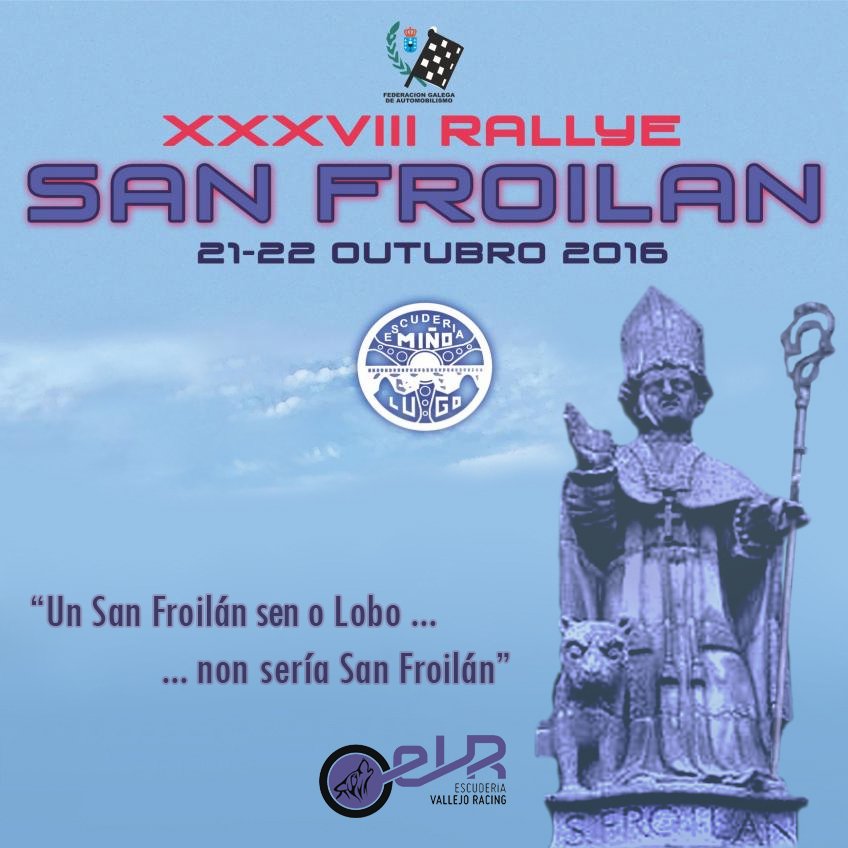 vallejoracing's tweet photo. RALLYE SAN FROILAN - Cuenta la leyenda que el lobo acompañaba a San Froilán, patrono de Lugo y de León ... https://t.co/WKmKB2sIhs
