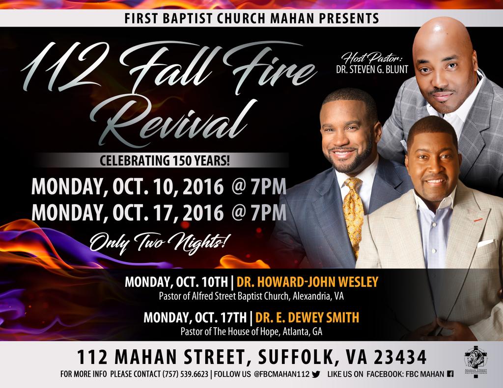 DrSGBlunt06's tweet image. In 3 more days it's on!! Come join us Monday night if you're in town! Its Gonna Be Historic! Let's go @FBCMahan112 @edeweysmith #fallfire