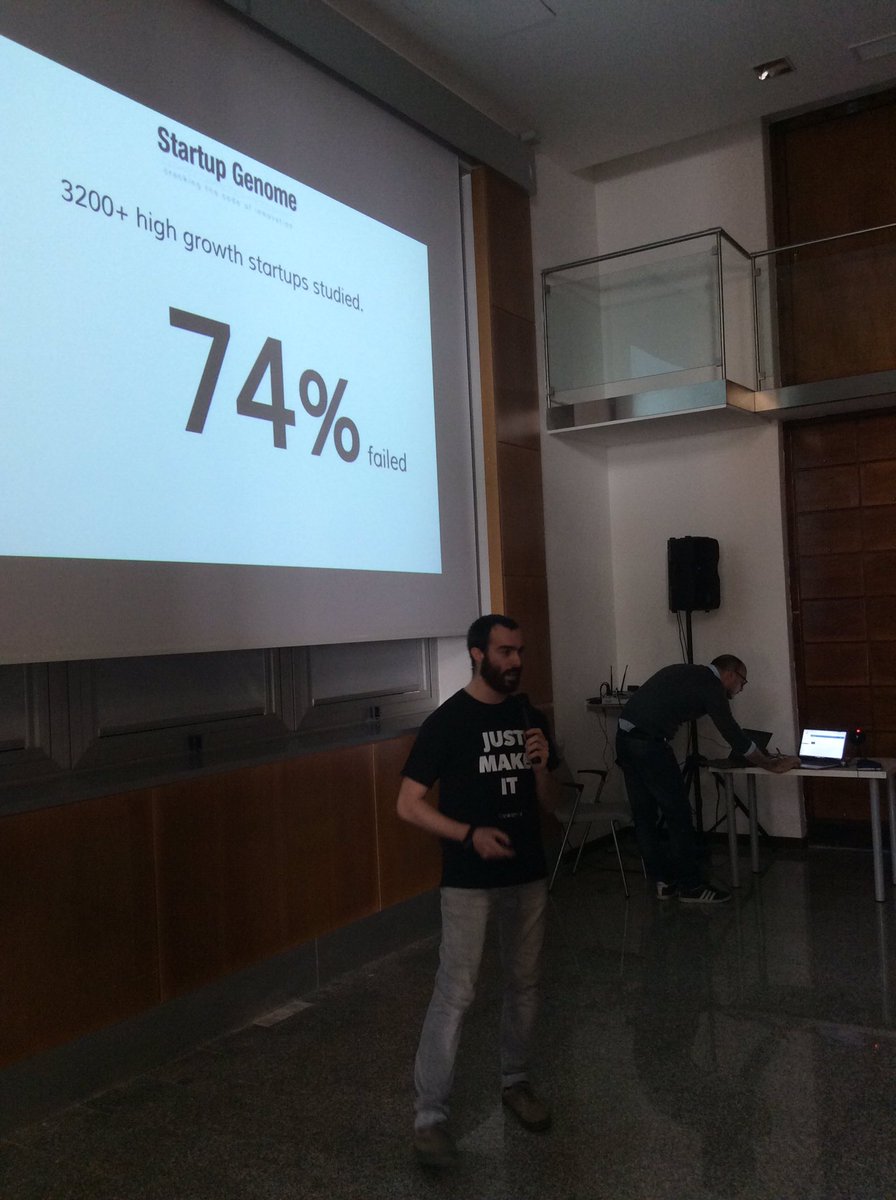 At @EnLabs <a href="/luca_barb89/">Luca Barboni</a> explain reason why 74% of #startups failed <a href="/digitaltwisters/">TWIST - StartupEU</a> <a href="/StartUpEU/">Startup Europe & Innovation Radar</a> #MFR16 #Lean #business