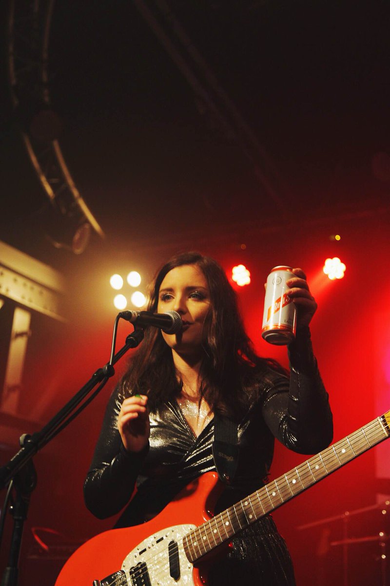 Scenario_UK's tweet photo. A week of music award support for @RedStripeLager. Here's Hannah from @The_VanTs on stage at #sama2016. Next up #QAwards ... https://t.co/xiCt0dA9WK