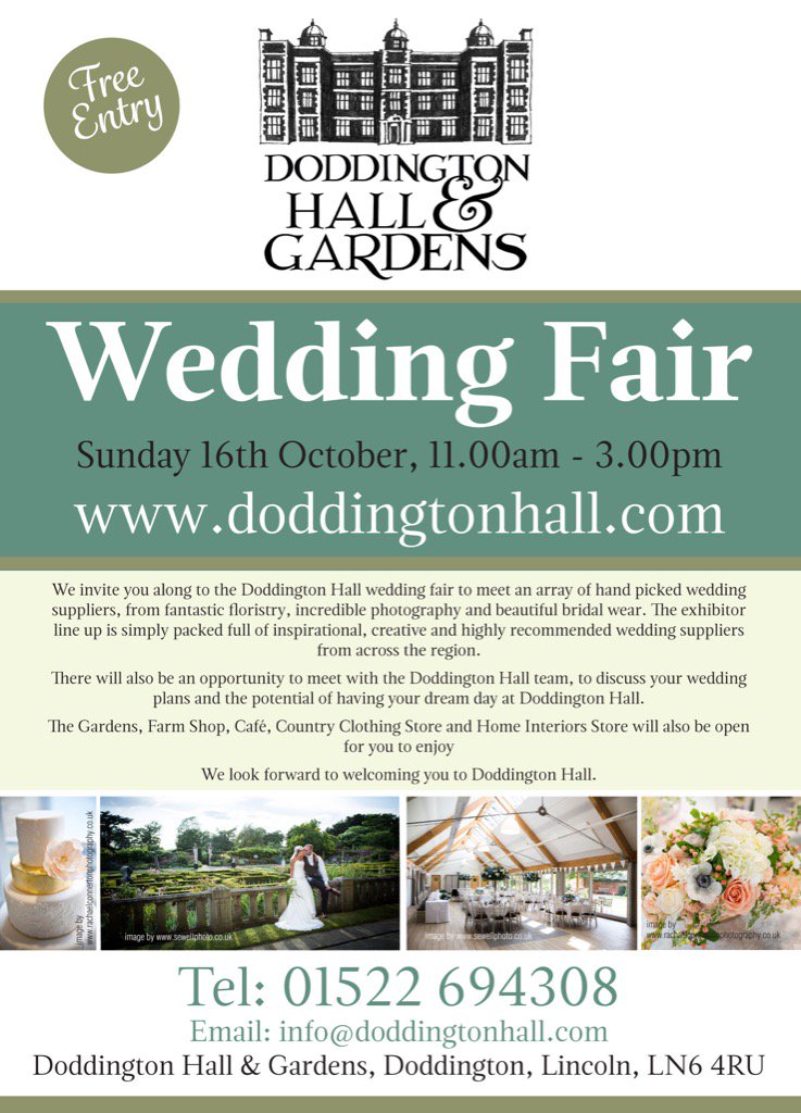 flowerslincoln's tweet photo. Looking forward to Doddington Hall Wedding Fayre this Sunday @DoddingtonHall @savethedatemag #florist #bridetobe https://t.co/SyCm0aDJY8