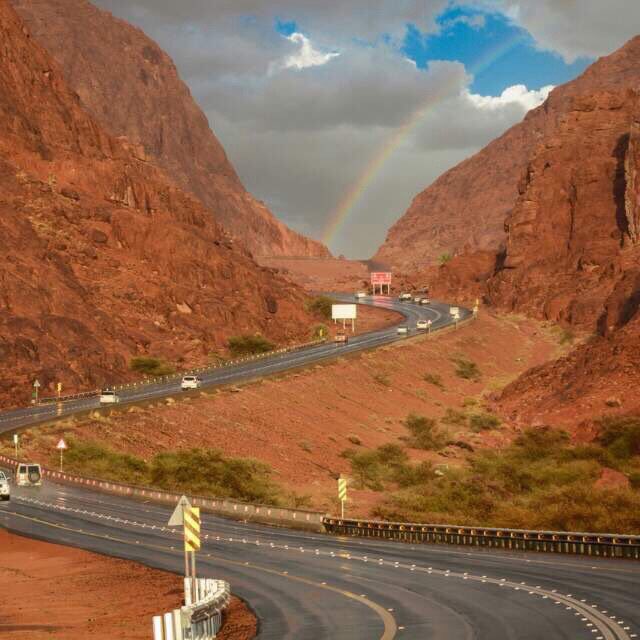 Pic:
Qadran Mofeq road , Ha'il city, #SaudiArabia